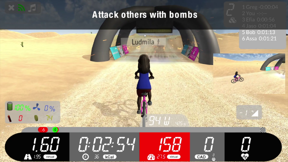 Aracde Fitness bomb attack