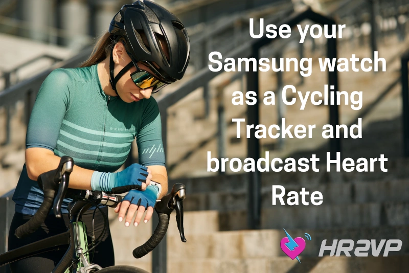 Use your Samsung Galaxy watch 4 under wear OS as a cycling tracker
