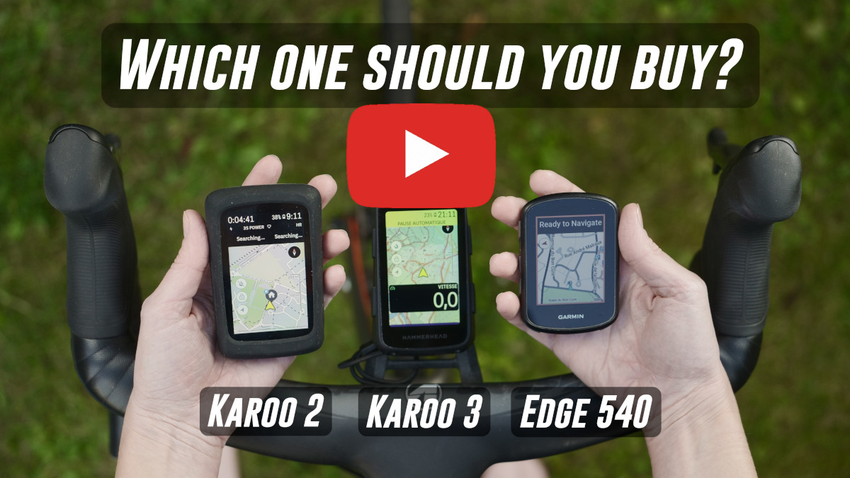 Karoo 3 compared to Garmin Edge 540 GPS Thumbnail