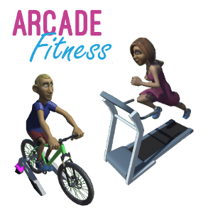 Treadmill Aracde Running Logo